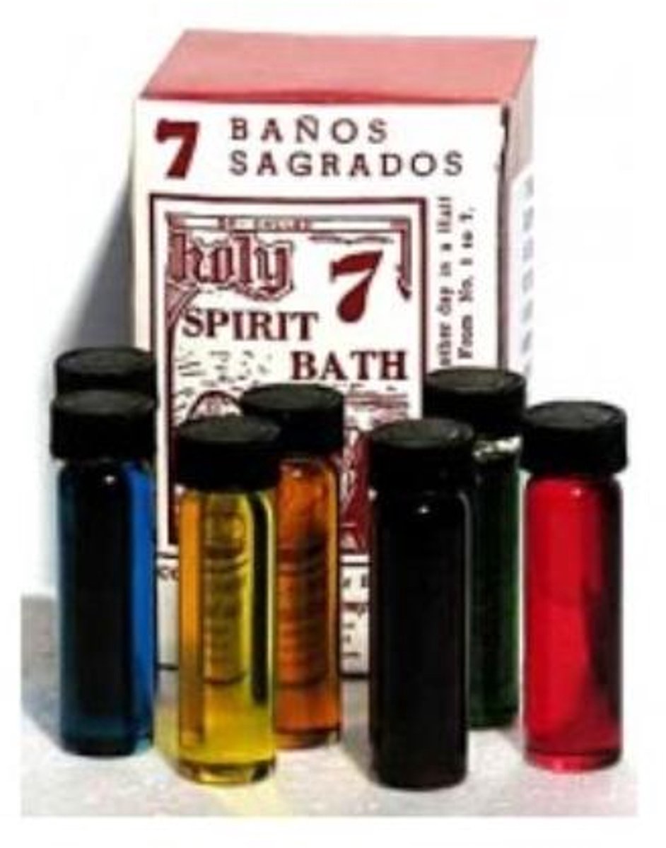 7 Baños Sagrados Ritueel Badzout - Set van zeven flesjes badoliën
