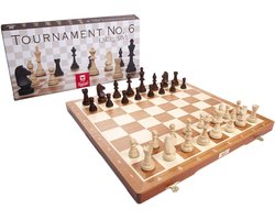 Schaakset Tournament 6 exclusive – met 2 extra koninginnen