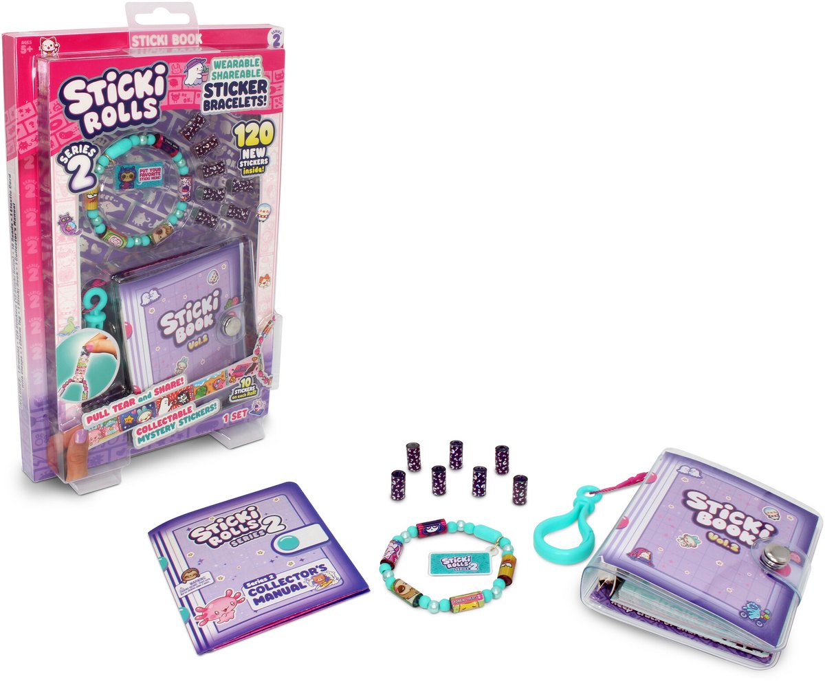 Sticki rolls stickerboek Wave 2 - stickerboek voor kinderen - verzamelen. — afbeelding 3