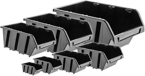 Stapelkist met deksel, Kunststof | Plastics