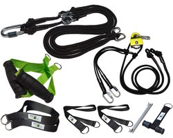 BodyCROSS® Premium Slingtrainer Expert Edition, Made in Germany, getest en gecertificeerd, full-body krachttrainingsset voor thuis en buiten, inclusief deuranker en trainingsposter