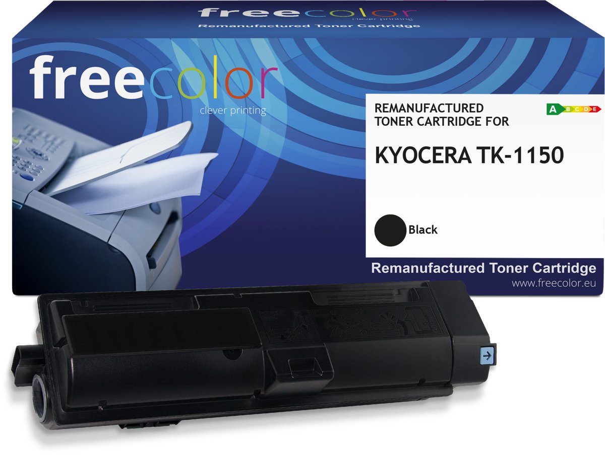 Freecolor - Vervangt Kyocera TK-1150 Toner - Zwart - 2.500 pagina's - Compatible