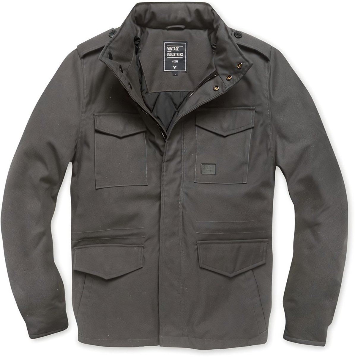 Vintage Industries Übergangsjacke Brent Parka Grijs