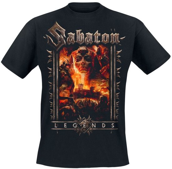 Sabaton Legends Heren T-shirt - zwart - L