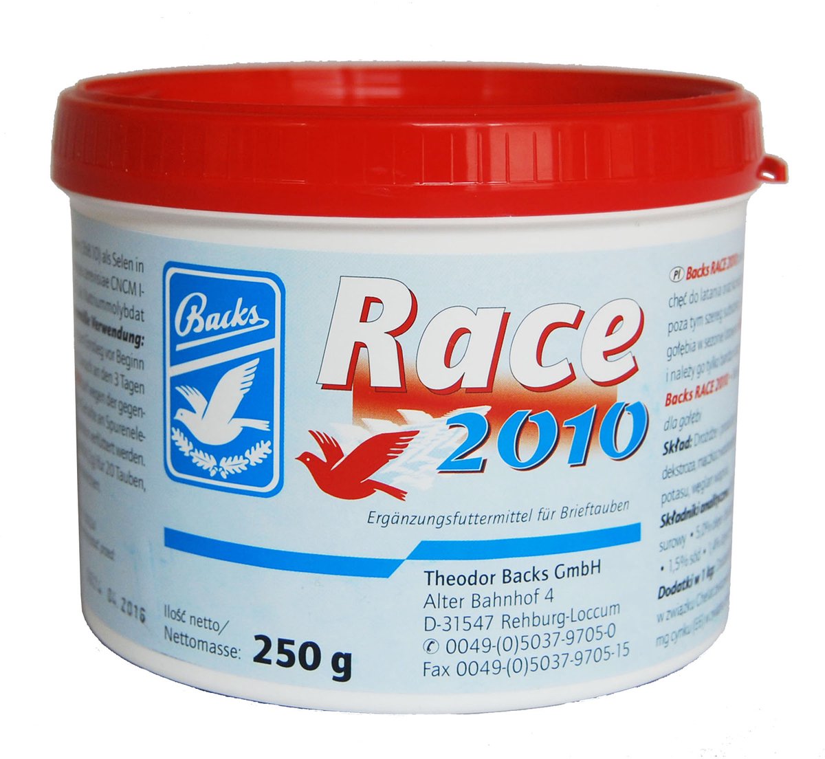 Backs Race 2010 250g