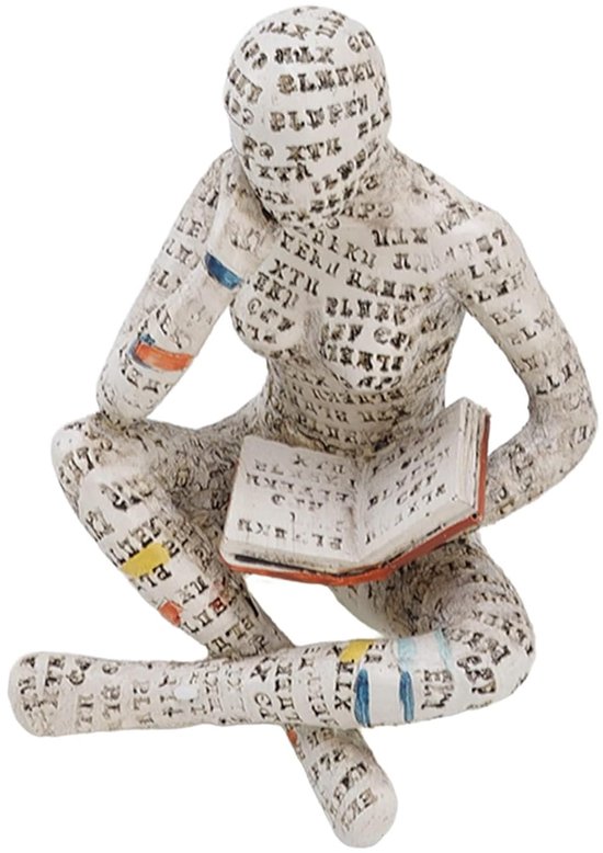 Ok Meisje Hars Standbeeld, Lezen Meisje Beeldje, Yoga Meisje Ornament