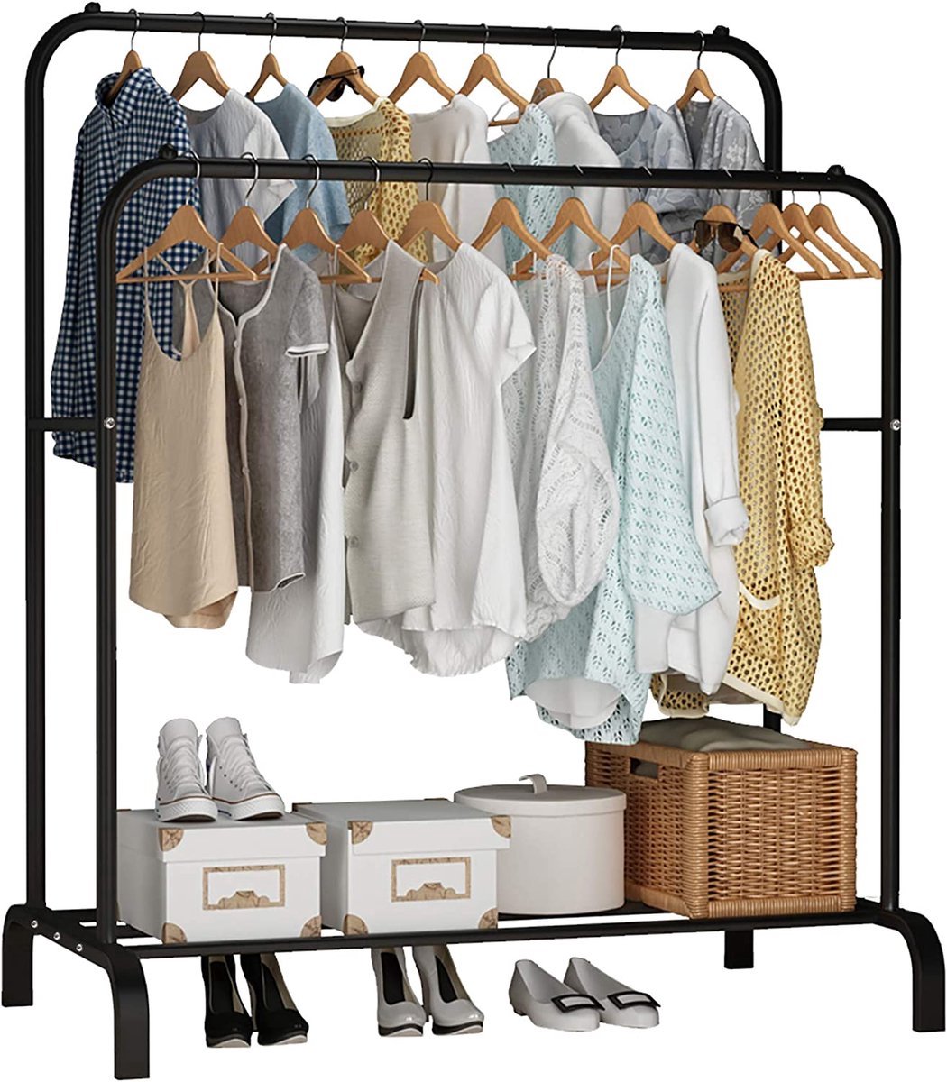 2-laags organizer voor onder de wastafel, uitschuifbare L