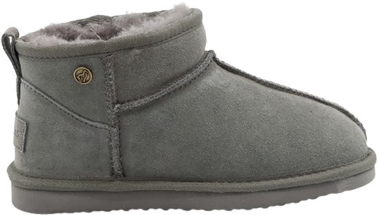 Chaussures Alpacas - Femme - Bottines à coutures robustes - Doublure en laine de mouton - Gris – 35