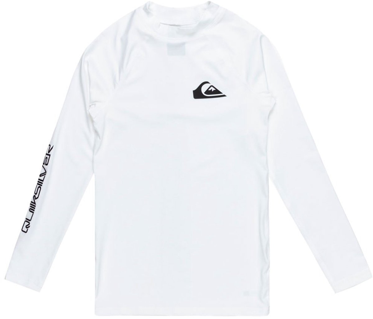 Quiksilver Upf50 Rash Guard Met Lange Mouwen 10 Years Meisje Wit