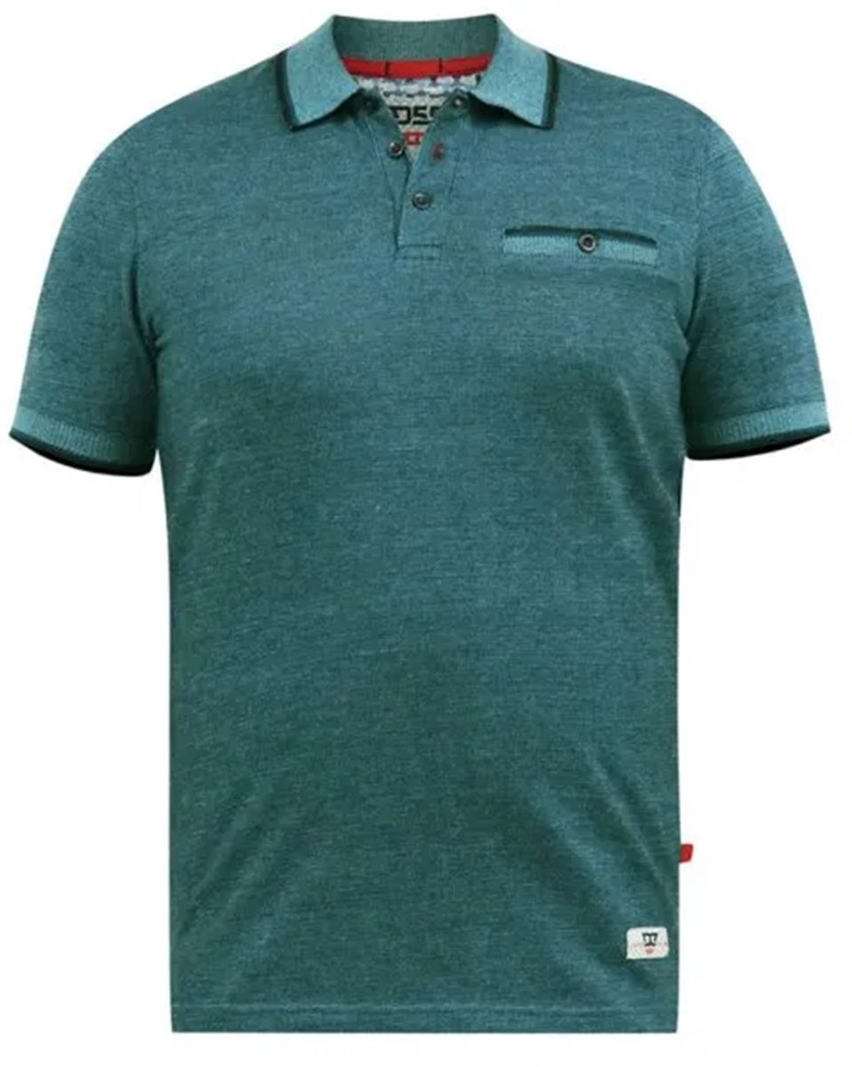 Duke 555 Troy Polo Groen/Blauw Big Men Size 4XL