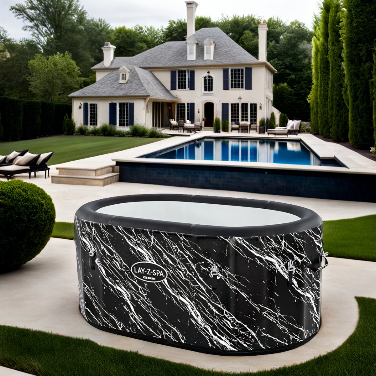 Opblaasbaar Ice Bath Deluxe - 420L - FortiFiber Koude - Opblaasbaar - €2.000,00