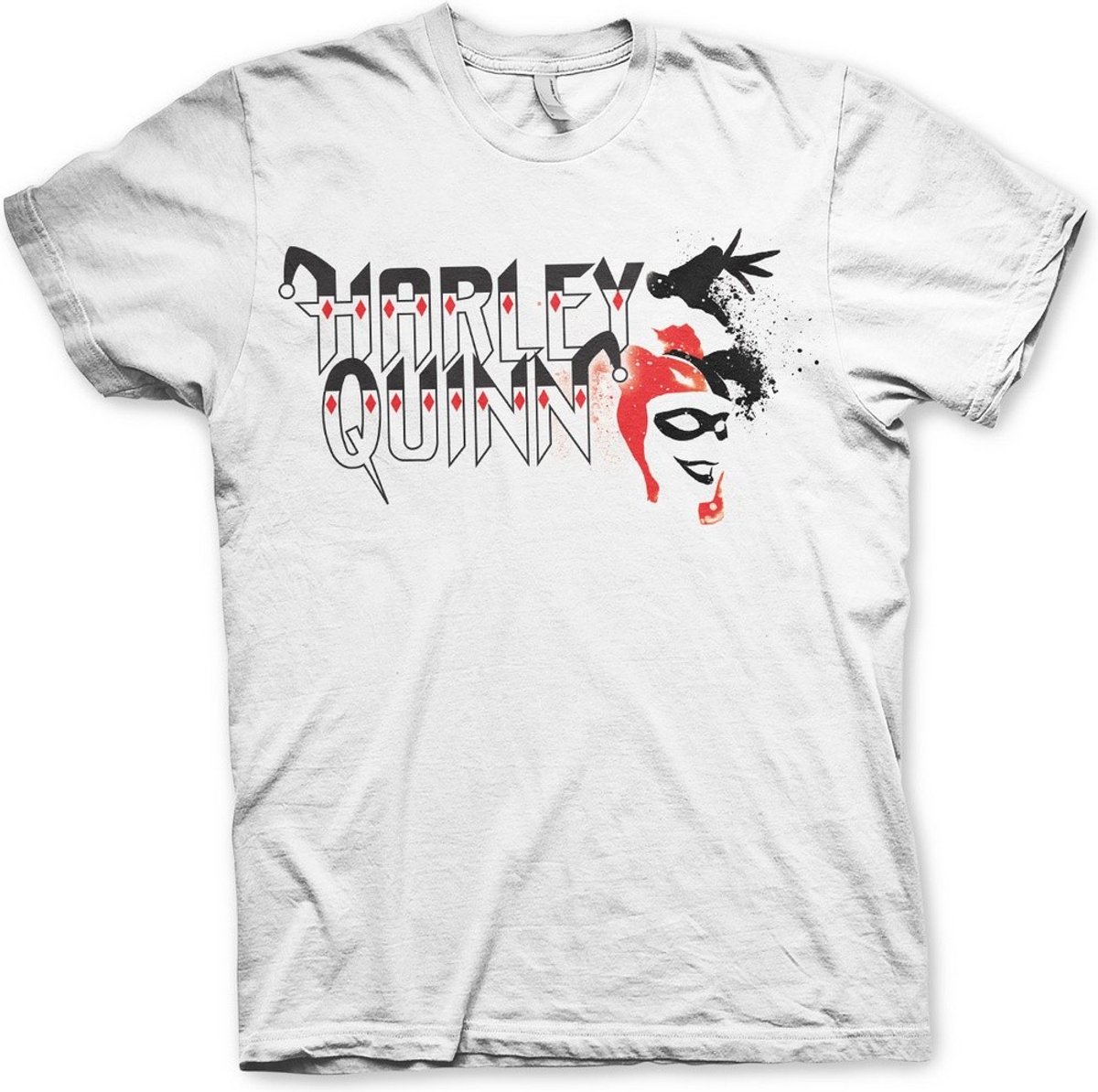 DC Comics Batman Heren Tshirt -M- Harley Quinn Wit
