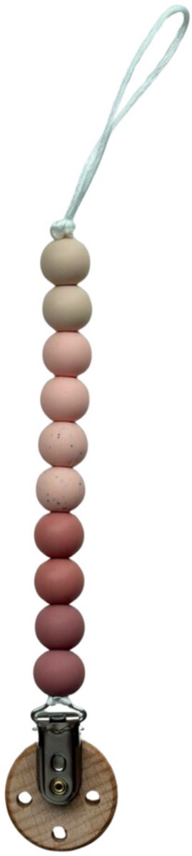 Chewies & More Ombre Siliconen Speenclip Rose