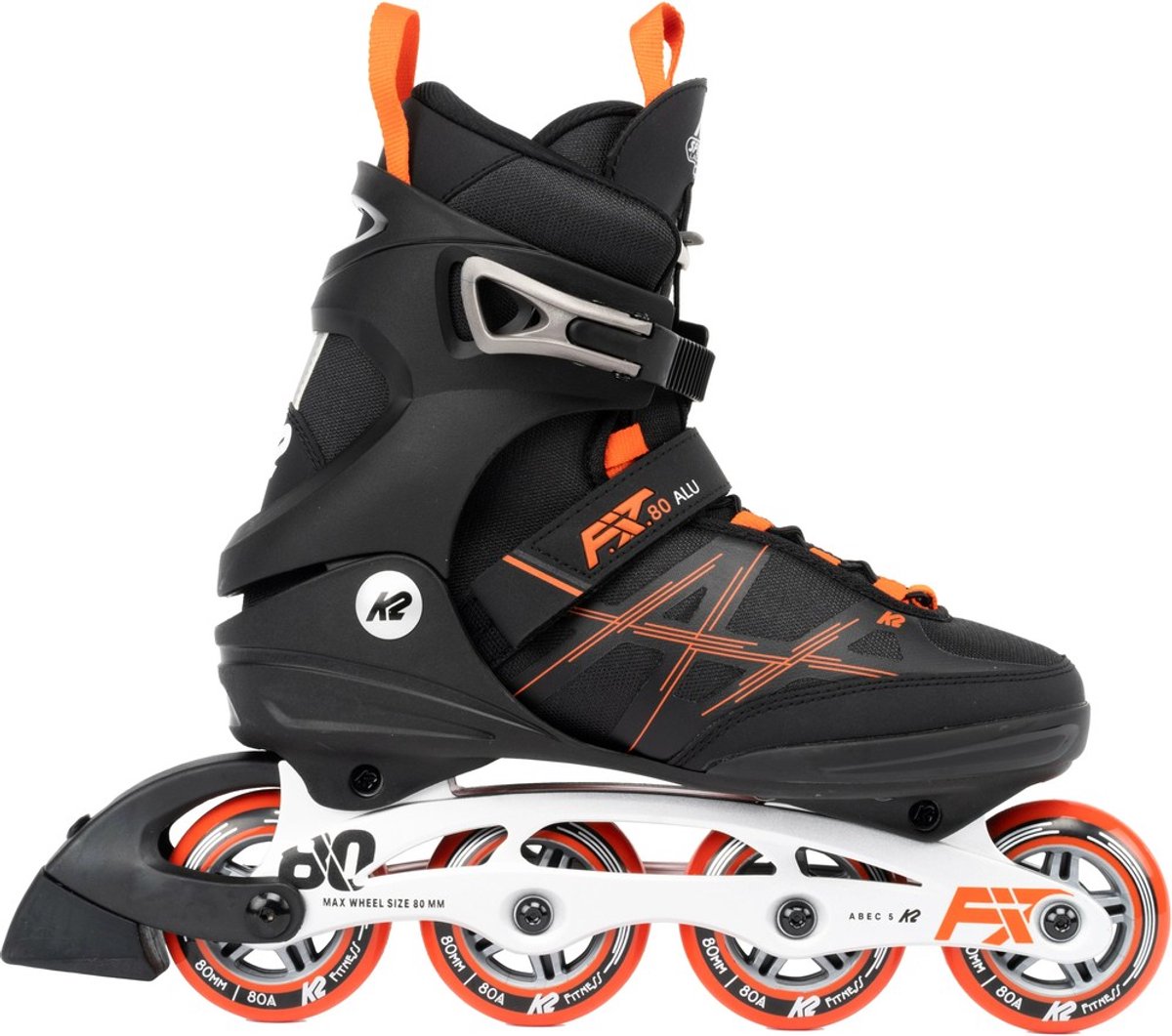 F.I.T. 80 Alu  Inlineskates Mannen - Maat 41.5