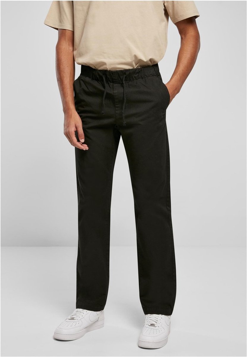 Urban Classics Straight Slit Broek rechte pijpen XL Zwart