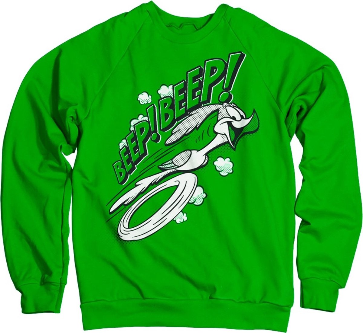 Looney Tunes BEEP BEEP Sweatshirt Green-2XL