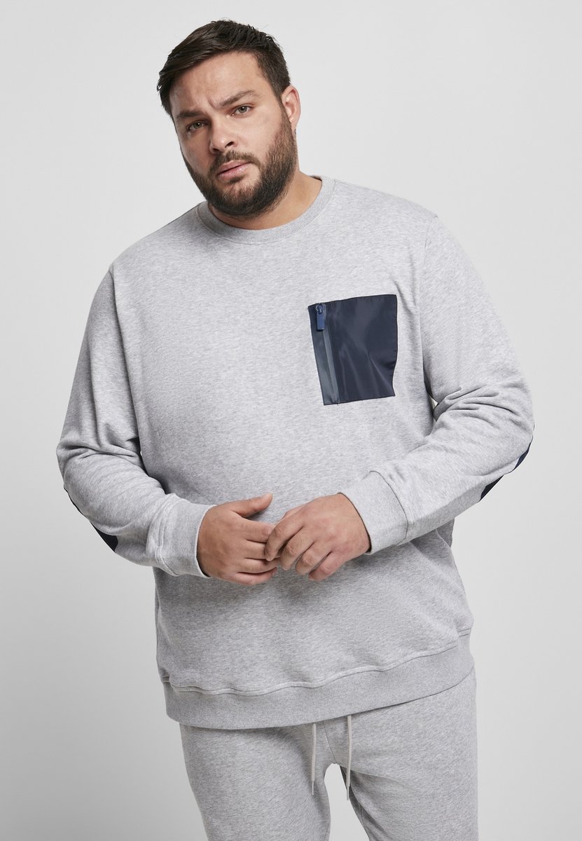 Urban Classics Military Sweater/trui M Grijs