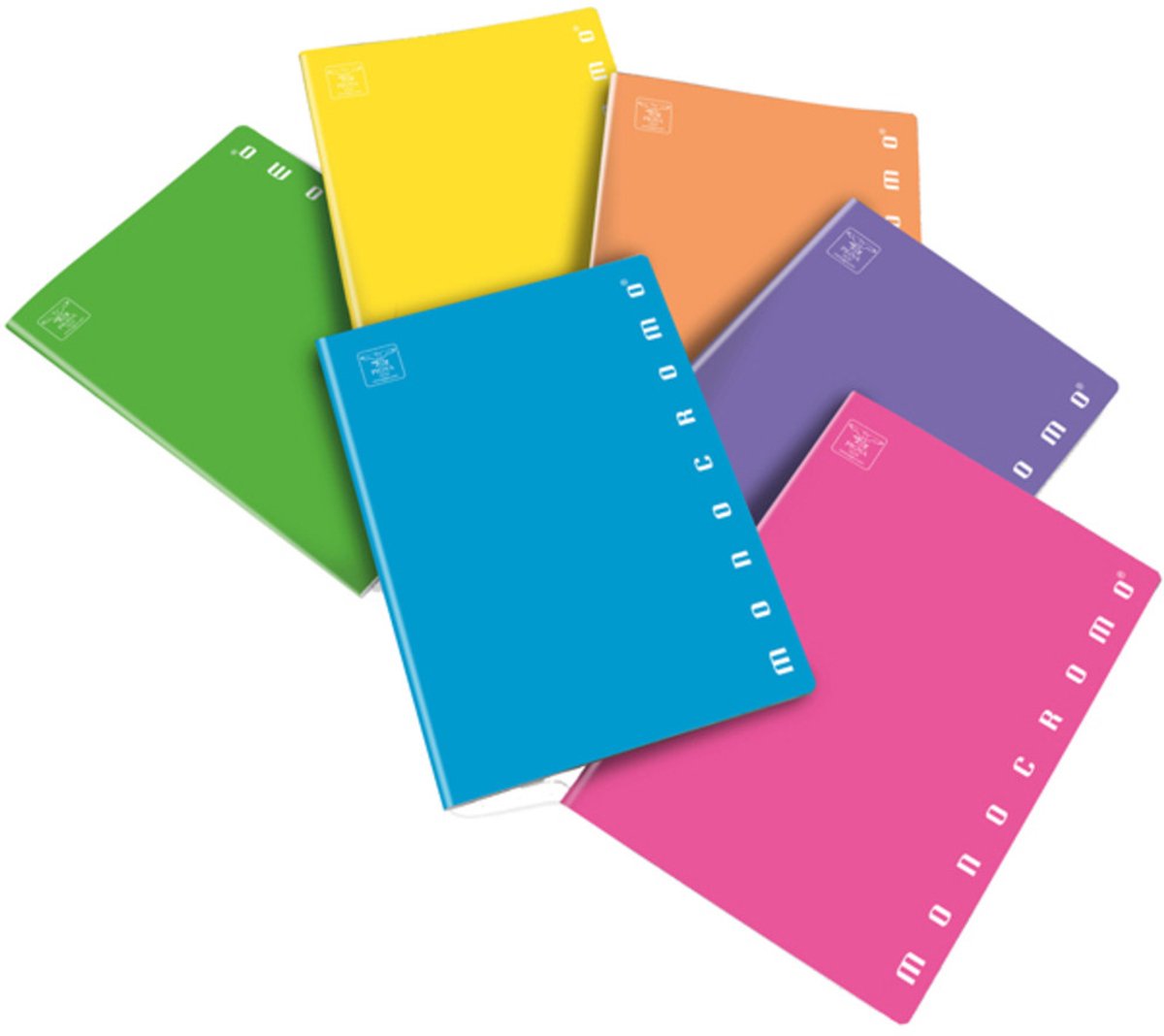 Pigna Fluo schrijfblok & schrift A4 40 vel Meerkleurig