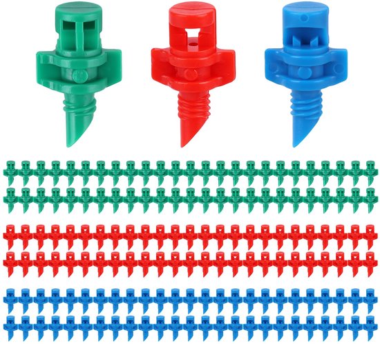 Lot De 100 Goutteurs D'irrigation - Débit 2L/H, 4L/H Ou 8L/H - Pour Système D'arrosage Automatique Jardin