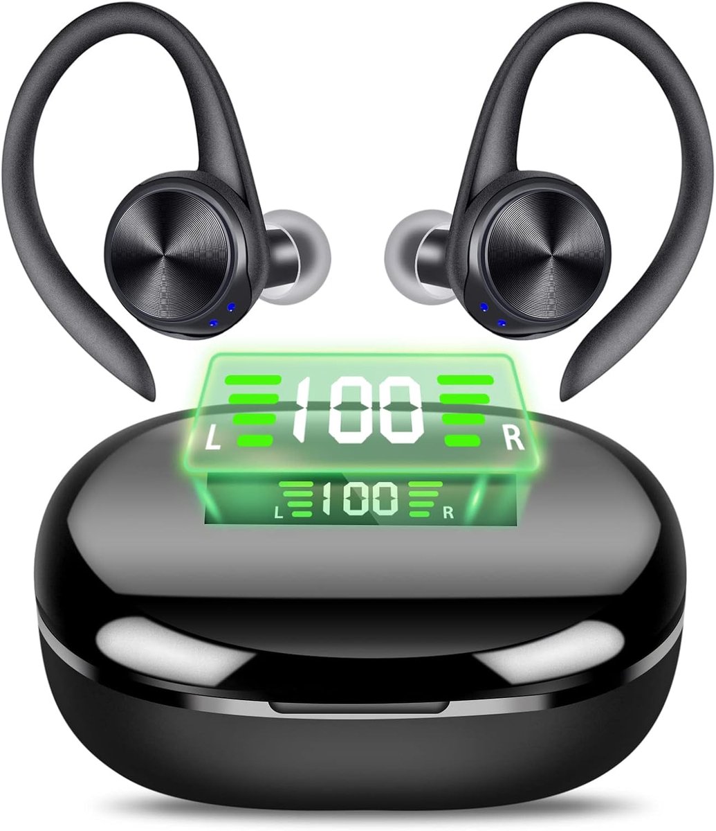 Draadloze Sport Hoofdtelefoon met Touch Bediening en IPX7 Waterdicht