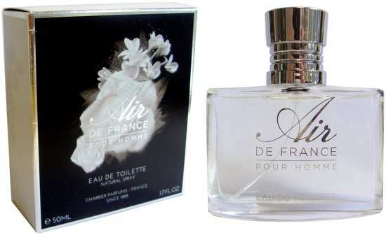 Luxe Franse Eau de Toilette - France Air voor de man - een heerlijke sterke frisse heren geur - met Mandarijn Amber en Cederhout.