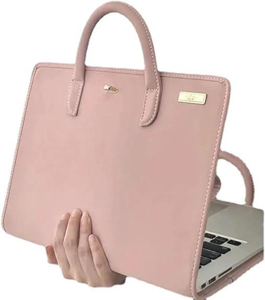 Daity 14 inch laptop schoudertas handtas, waterdichte aktetas - handige computertas