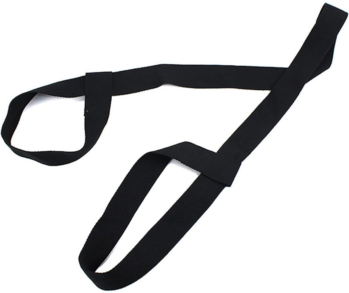 EXCITAT Straps - Draagriem voor yogamat - Verstelbaar - Geschikt voor yogamat, pilates, oefeningen, cardio, fitness - Zwart