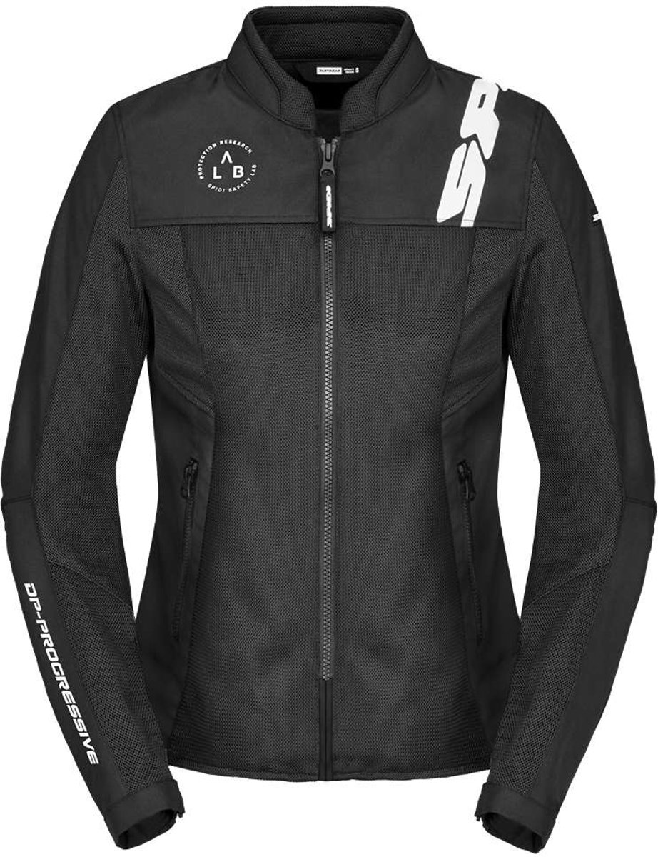 Spidi Corsa Net Lady Jas Zwart Wit - Jas