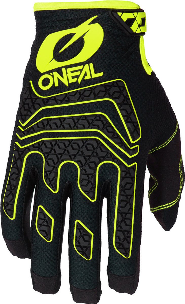 O'NEAL Sniper Elite Zwart Geel Motorcross Handschoenen - Maat M - Handschoen