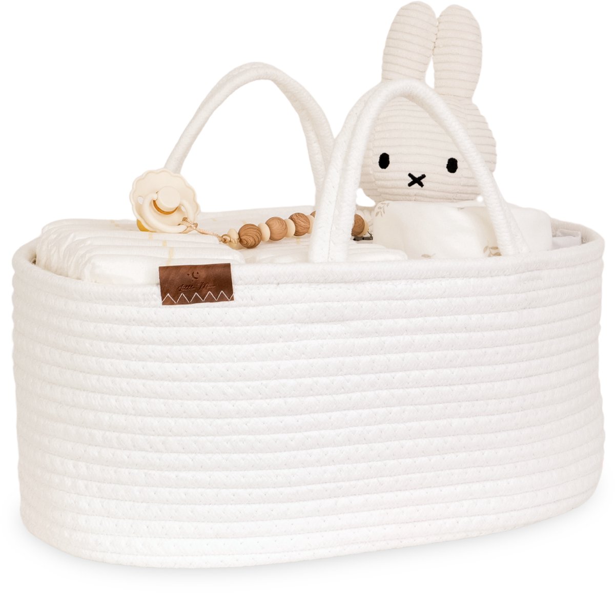 Little Moon Luiermand - Commodemand - Luier Organizer - Kraamcadeau - Simply White