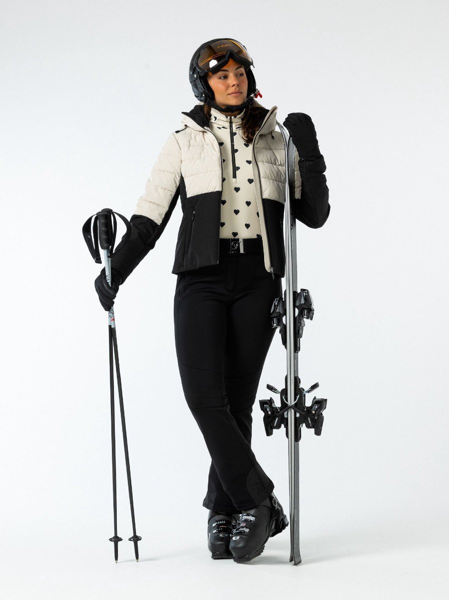 FALCON riley jacket Ski jack dames Off Creme