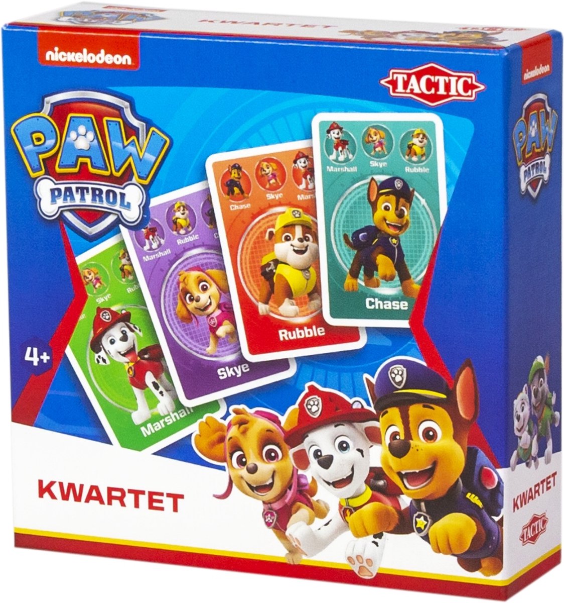 Tactic PAW Patrol Kwartet – Kaartspel – Kinderspel – Vanaf 4 jaar – 2-4 spelers — afbeelding 2