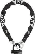 AXA Loop 110 Kettingslot – ART 2 Fietsslot – 110 cm – 9,5 mm Gehard Staal – Los Hangslot – Polyester Beschermhoes – Online Sleutelservice – Zwart – Zeer geschikt voor Fatbikes