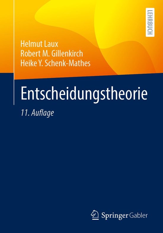Business and Economics (German Language) - Entscheidungstheo ... - cover