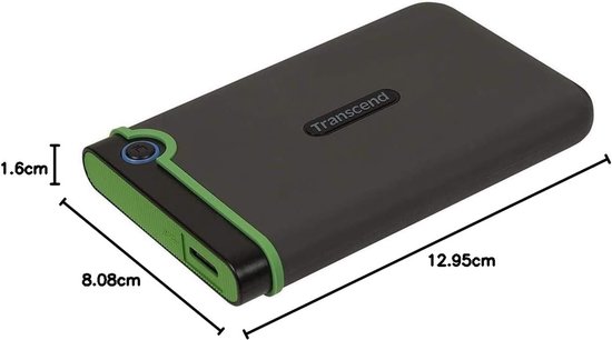 2TB Externe Harde Schijf - Schokbestendig & Draagbaar met USB 3.1 van Merkloos — afbeelding 3