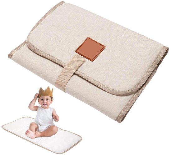 Baby Verschoonmatje - Verschoningsmatje Voor Onderweg - Foldable Travel Changing - Draagbaar Verschoonmatje - Waterbestendig - Verschoningsmatje - Aankleedkussens - Diaper Mat with Magic Stickers for Trips Travel Tours van Merkloos — afbeelding 2