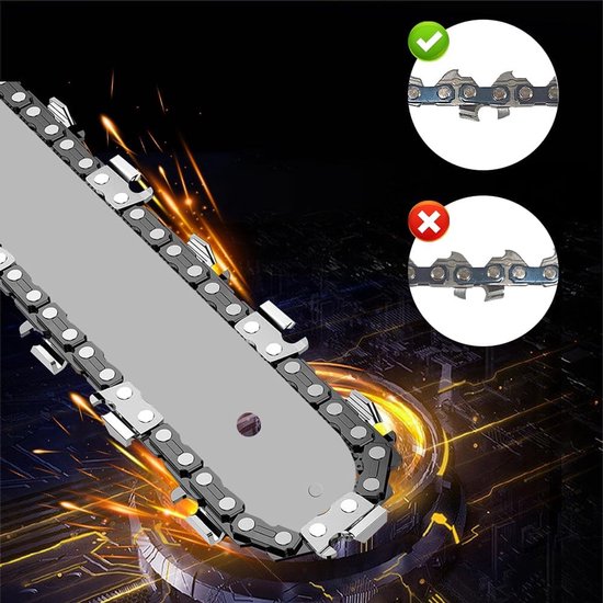 Batterij Aangedreven Mini-Kettingzaag voor Snoeien - 15 cm — afbeelding 2