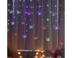 Vlinderfeeverlichting Slaapkamergordijnverlichting Zacht kni