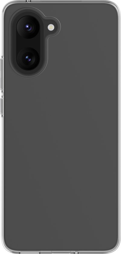 Cazy hoesje met koord geschikt voor OnePlus Nord CE5 Hoesje met Koord - Flexibele Case - Transparant