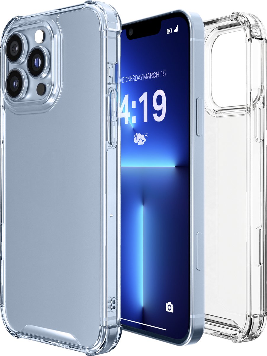 iTech Bumper Hoesje geschikt voor iPhone 13 Pro – Slank, Schokbestendig & Beschermend