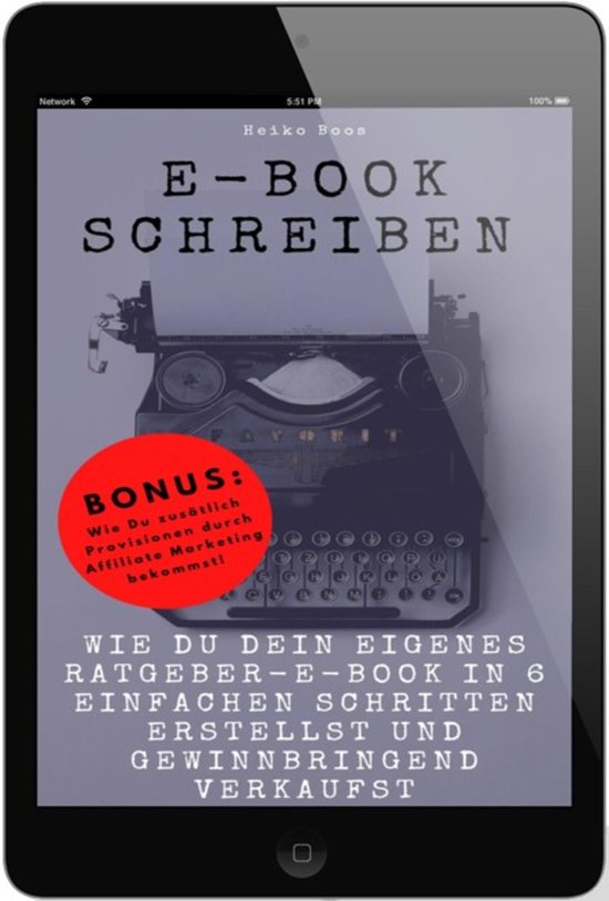 E-Book schreiben - cover