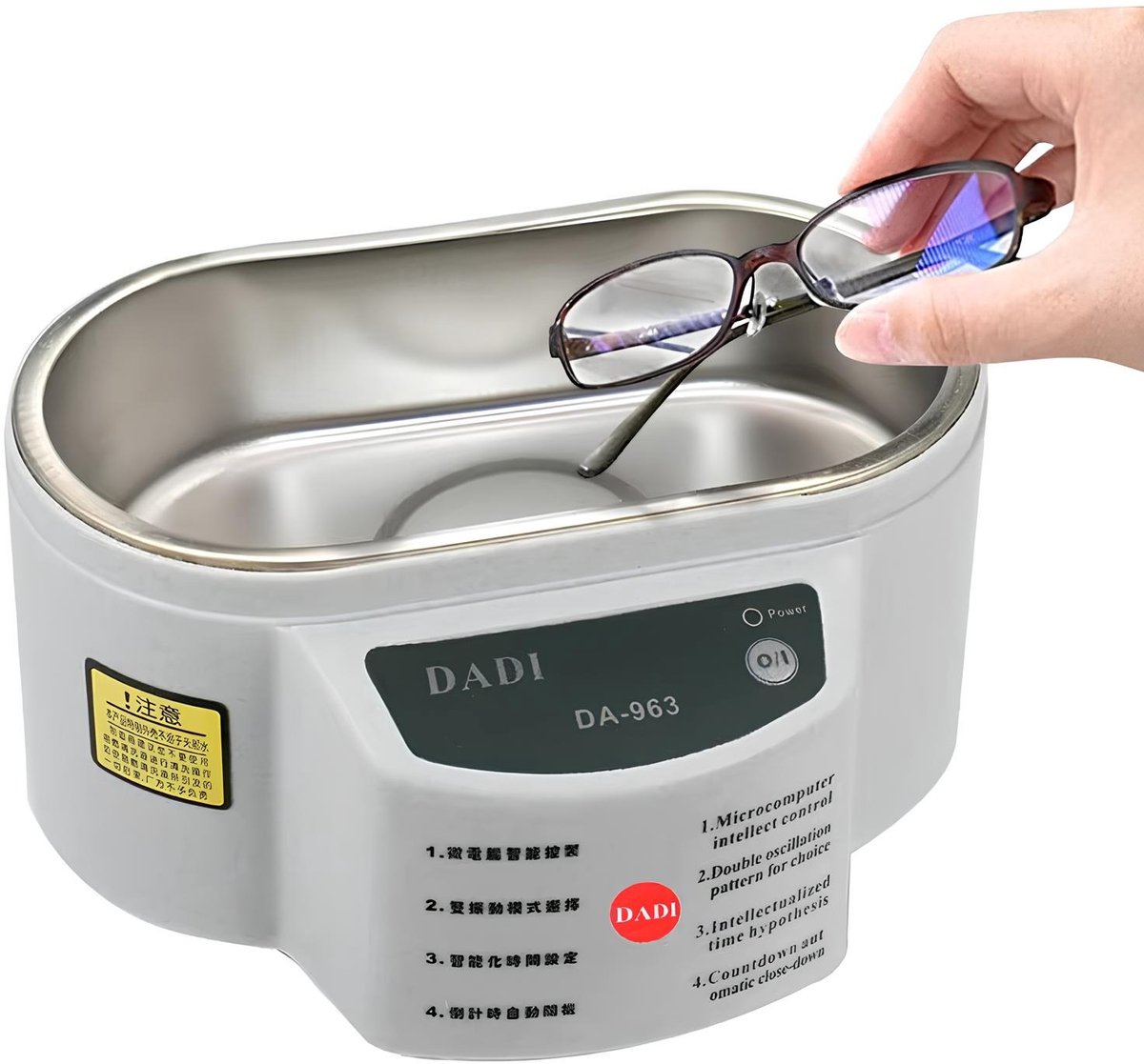 EAFC Ultrasoon Reiniger 628ml - 360º - Ultrasone Reiniger - Reinigingsapparaat Voor Brillen / Sieraden / Horloge / Munten