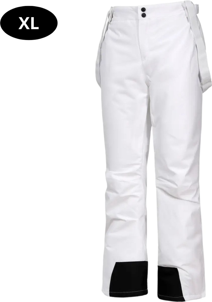Livano Skibroek Skipak Snowboard Broek Winterbroek Sneeuwbroek Heren Wintersport Wit