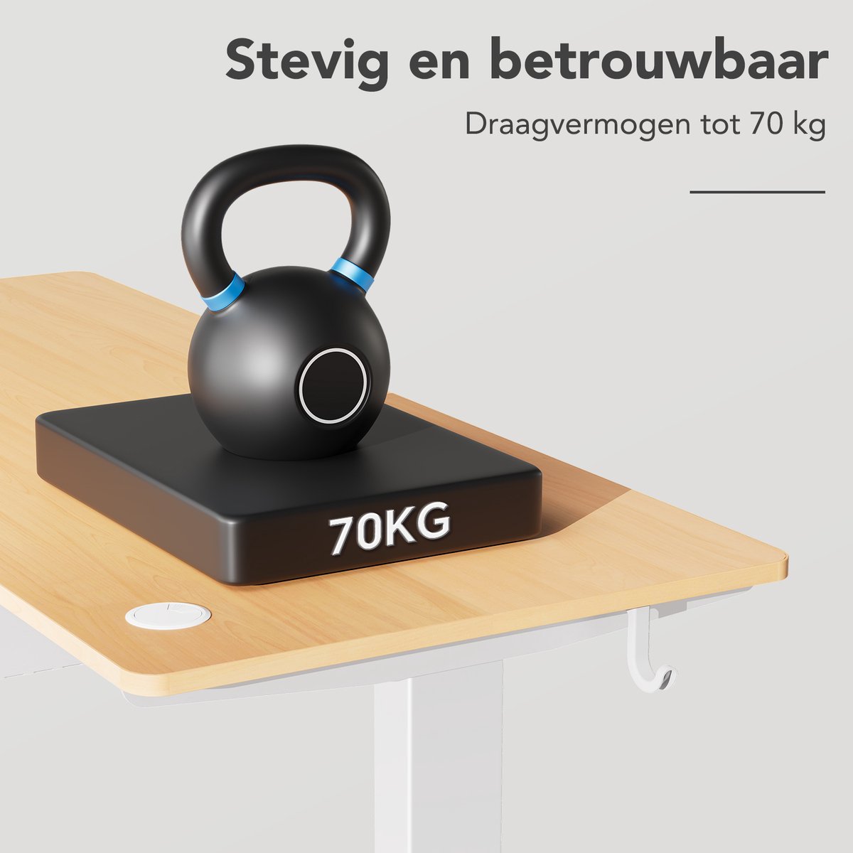Zit Zit 140x60 Elektrisch Zit-Sta Bureau - afbeelding 5