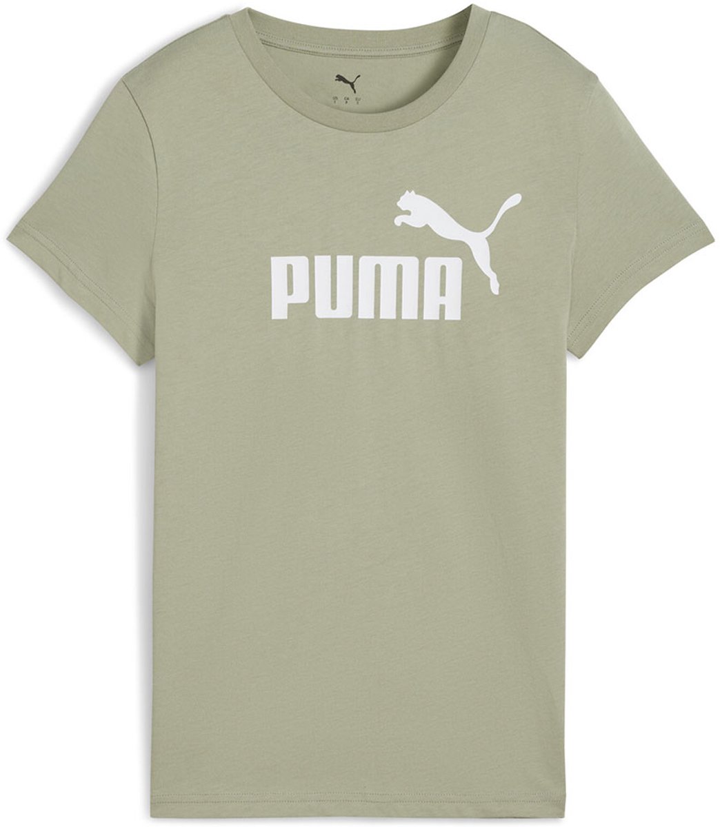 Puma Ess N1 Logo T-shirt Met Korte Mouwen XL Vrouw Lux Army