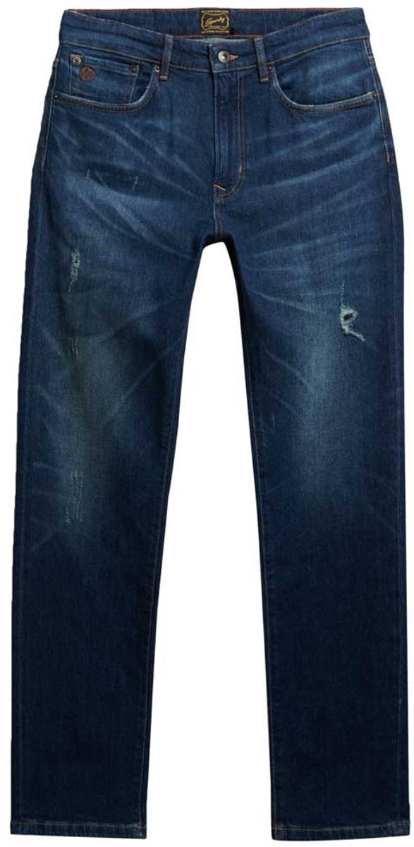 Superdry Merchant Slim Fit Spijkerbroek 32 32 Man Dark Indigo Vintage