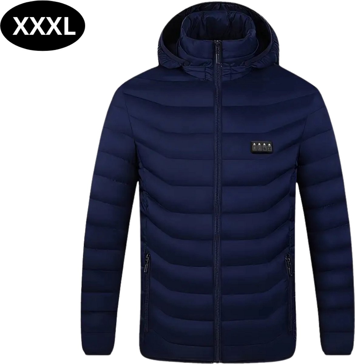 Bovista Verwarmde Jas Heating Jacket Thermo Jas Elektrische Kleding Jas Met Verwarming Met Capuchon Heren Blauw