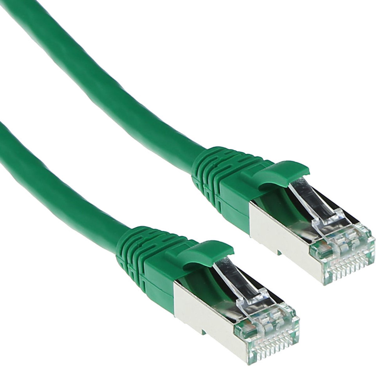 ACT FB6730 SFTP CAT6A Patchkabel Snagless Groen - 30 meter