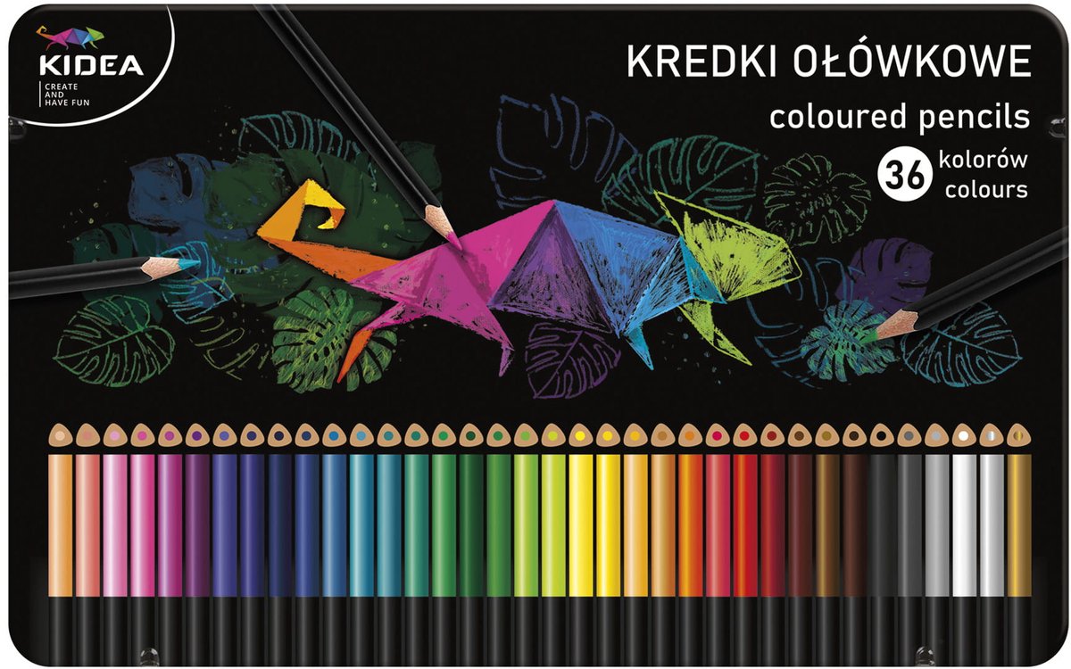 Kredki trójkątne 36 kolorów