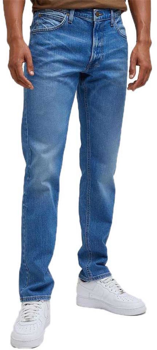 Lee Daren Fly Regular Fit Spijkerbroek 48 32 Man Indigo Vintage